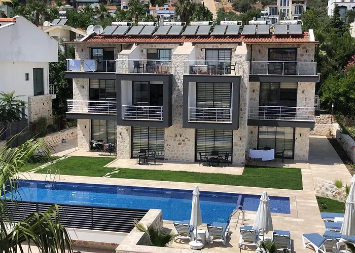 Stone House Aparts 1 1 Mit Poolterrasse No 3 In Lägenhet Kalkan